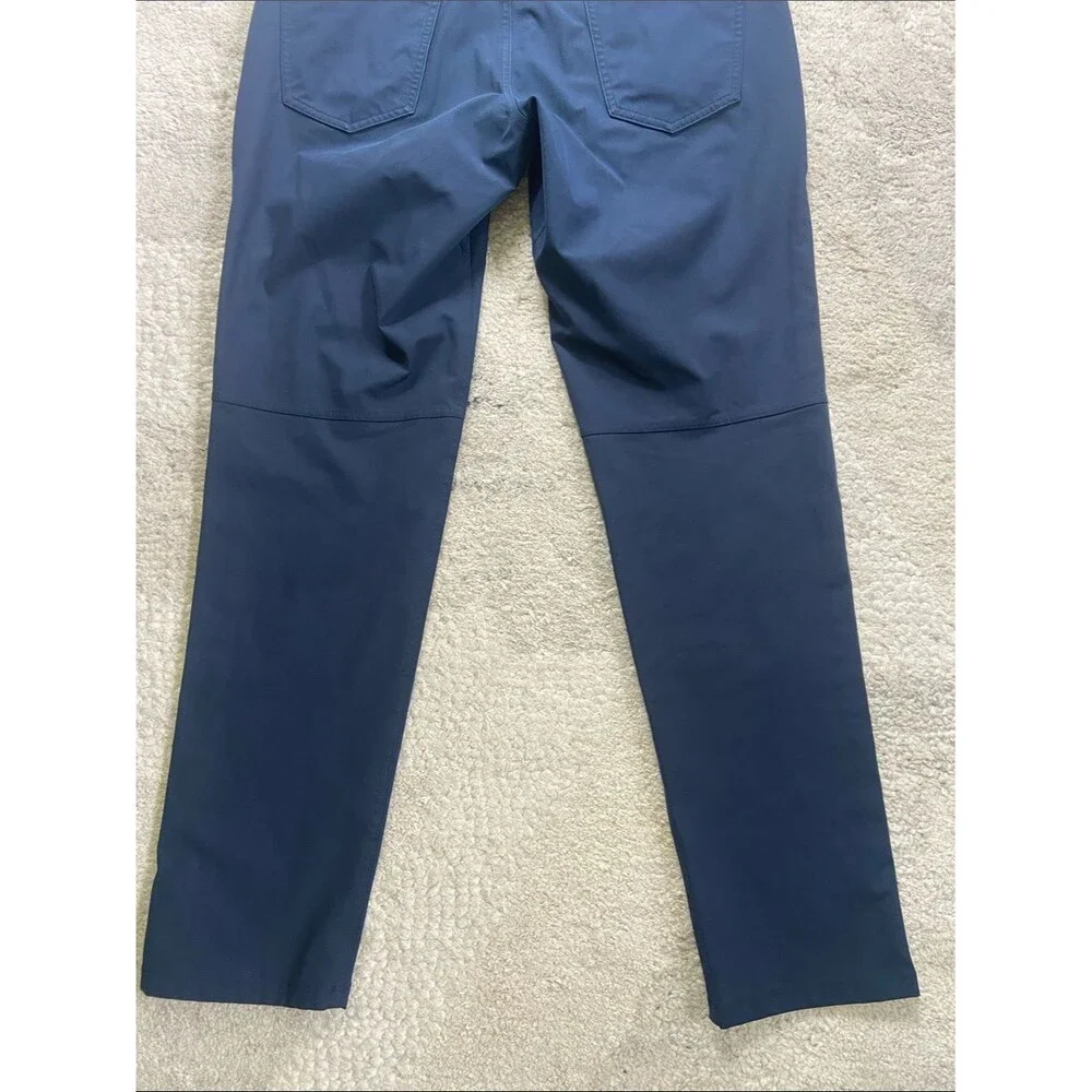 Men's Lululemon ABC 5 pocket Pants Navy Warpstreme